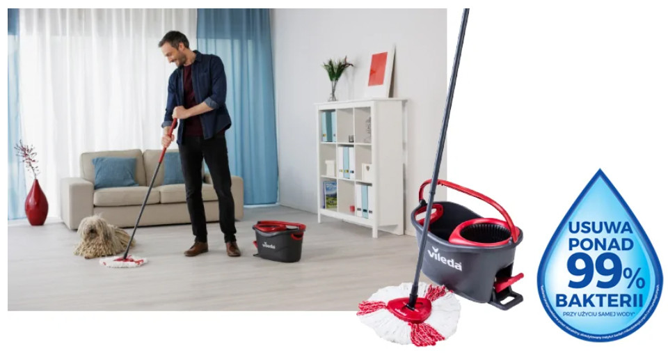 Mop obrotowy Vileda TURBO - zdjęcie 1