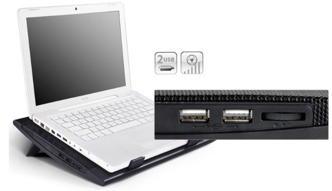 Podkładka chłodząca DeepCool WIND PAL FS (DP-N222-WPALFS) - zdjęcie 6