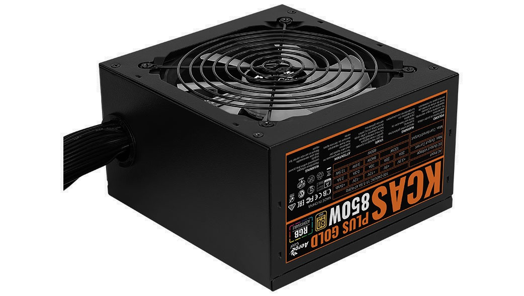 ZASILACZ AEROCOOL PGS KCAS PLUS 850W RGB 80+Gold - zdjęcie 1