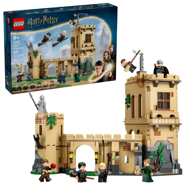LEGO Harry Potter 76447 Zamek Hogwart lekcja latania na miotle - zdjęcie 1