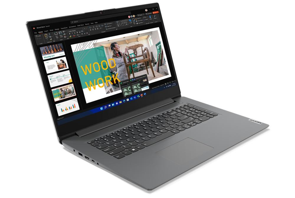 Lenovo V17 G4 IRU i5-13420H 17,3"FHD AG 300nit IPS 16GB SSD512 Intel IrisXe Cam720p FPR 45Wh W11Pro Iron Grey 3Y OnSite - zdjęcie 3