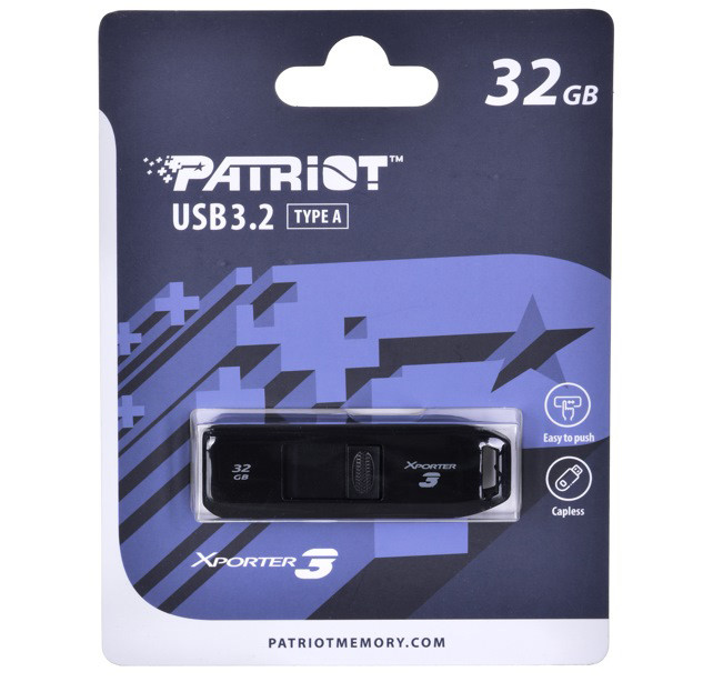 PARTIOT FLASHDRIVE Xporter 3 32GB Type A USB3.2 - zdjęcie 1