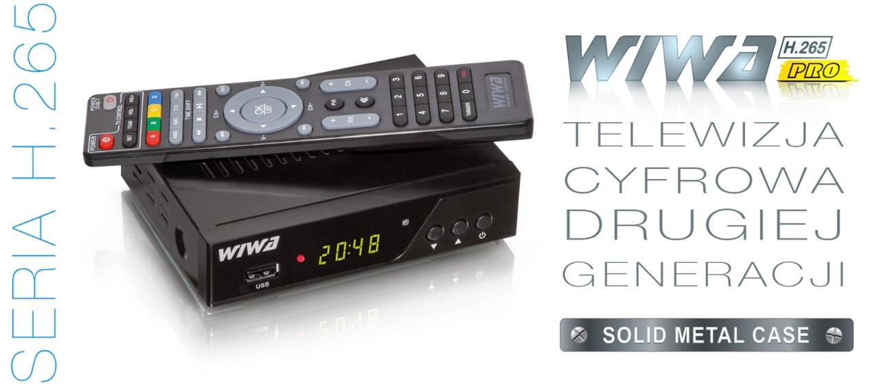 WIWA TUNER DVB-T/T2 H.265 PRO - zdjęcie 1