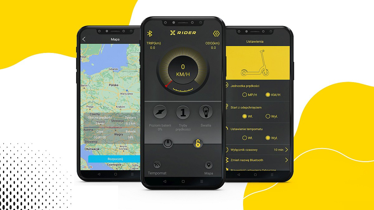 Hulajnoga Elektryczna Terenowo - Sportowa XRIDER F10 18,4 Ah 800 W - zdjęcie 5