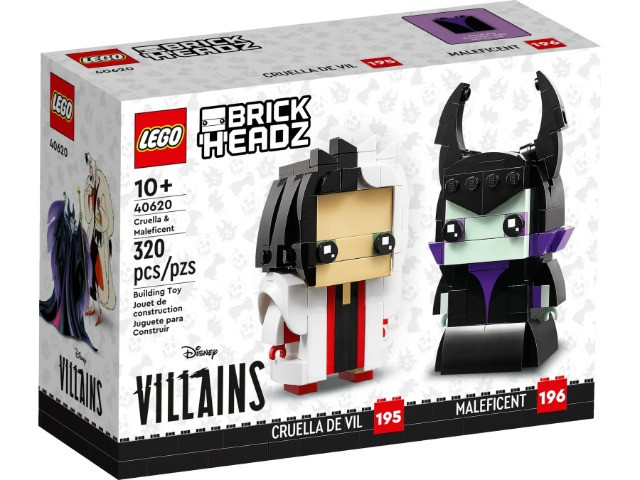 LEGO BrickHeadz 40620 Cruella i Diabolina - zdjęcie 1