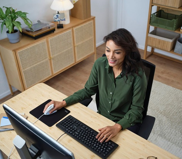 Mysz TRUST Verto ERGO vertical ergonomic White (25133) - zdjęcie 2