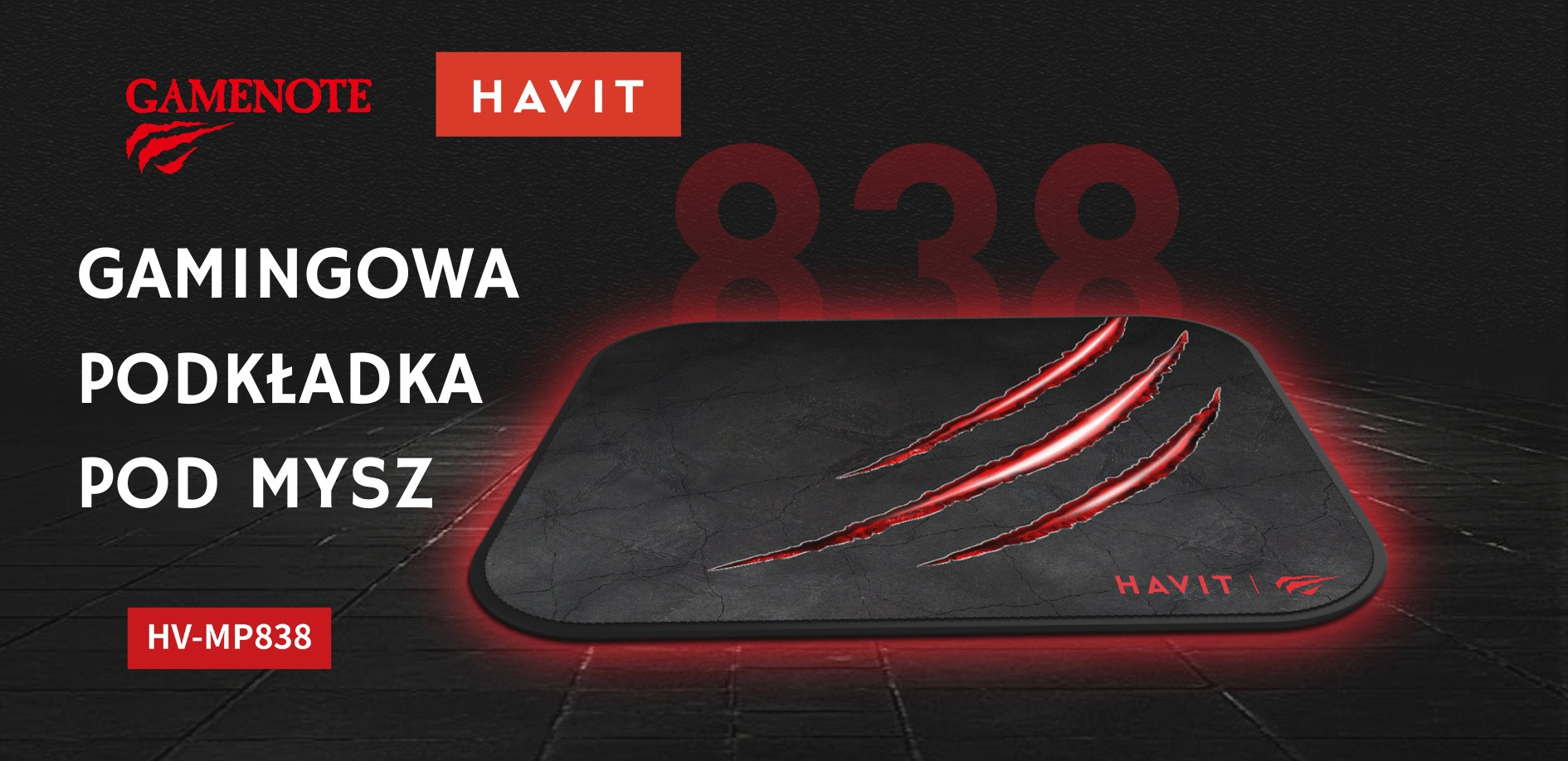 Podkładka gamingowa Havit HV-MP838 - zdjęcie 1
