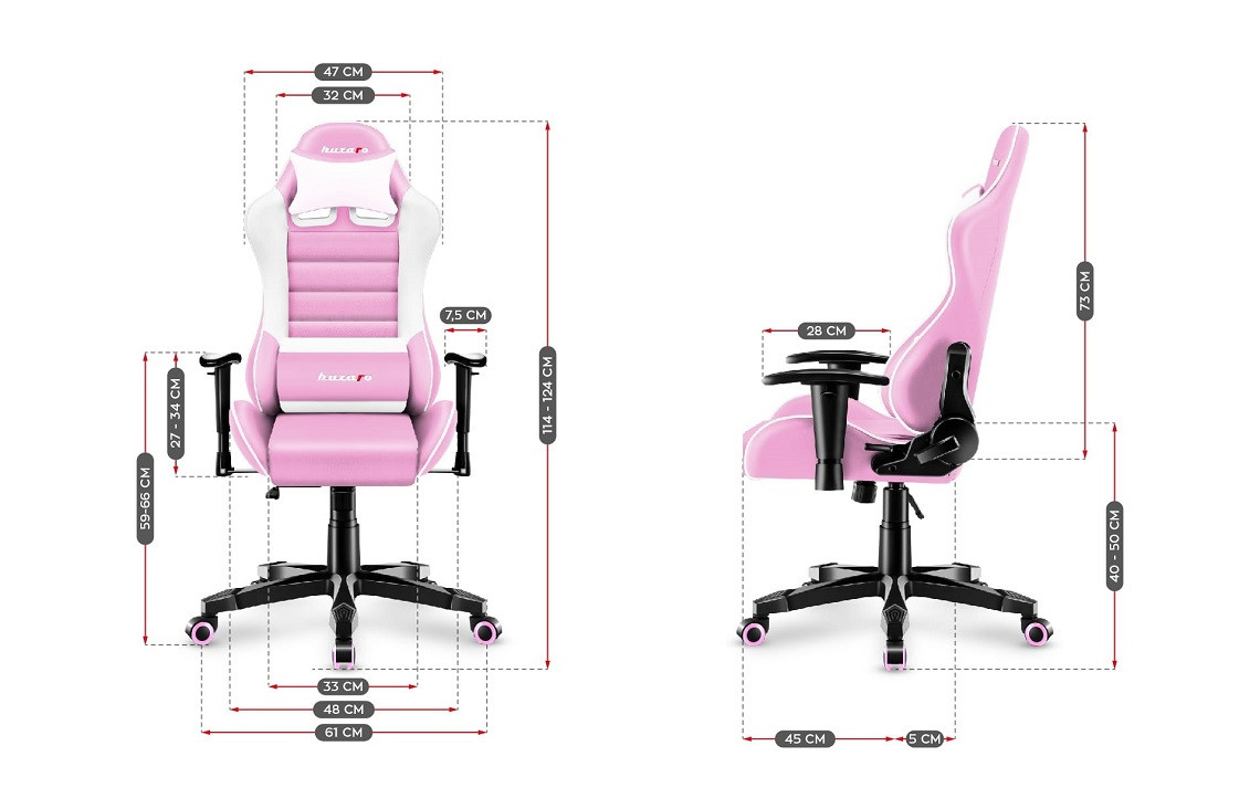 Fotel gamingowy HZ-Ranger 6.0 Pink - zdjęcie 11