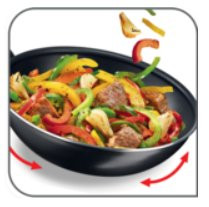 Patelnia wok TEFAL Simple Cook 28 cm B55619 - zdjęcie 5