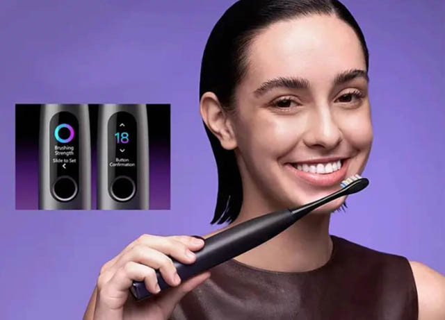 Szczoteczka soniczna Oclean X Pro (niebieski) - zdjęcie 11