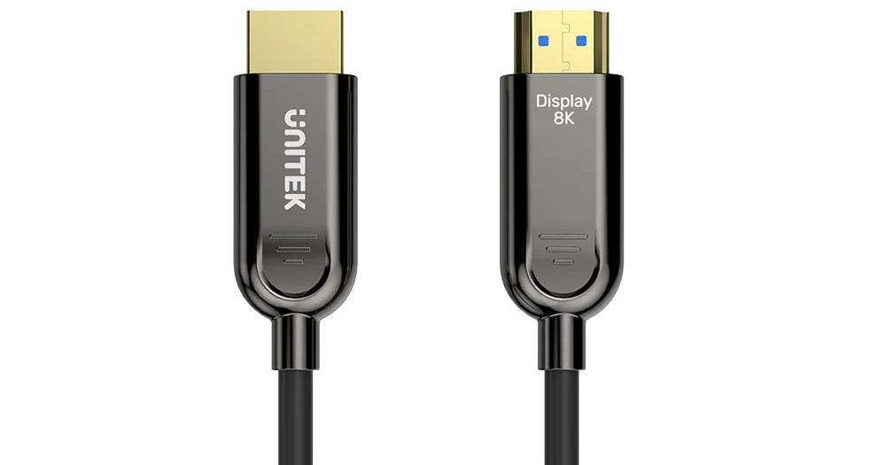 UNITEK KABEL OPTYCZNY HDMI 2.1 Active Optical Cable 8K / 4K 144Hz 20M - zdjęcie 1