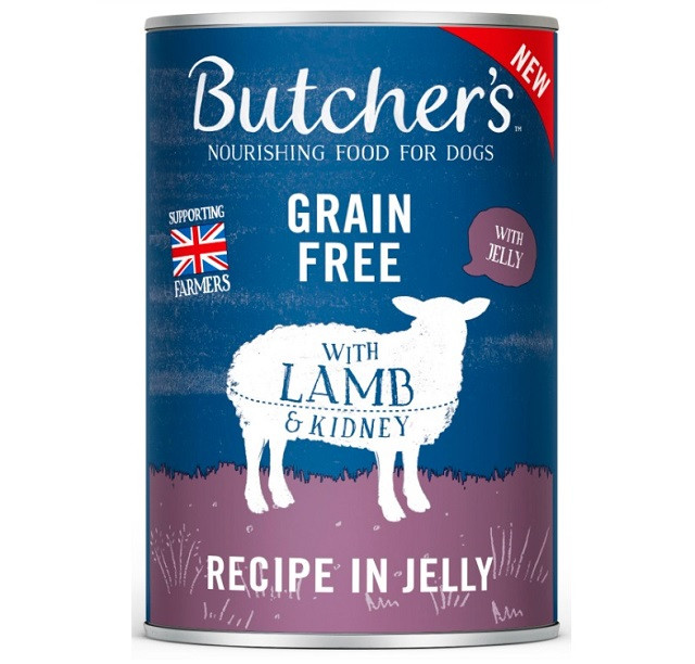 BUTCHER'S Original Recipe in Jelly Jagnięcina w galaretce - mokra karma dla psa - 24x400g - zdjęcie 1