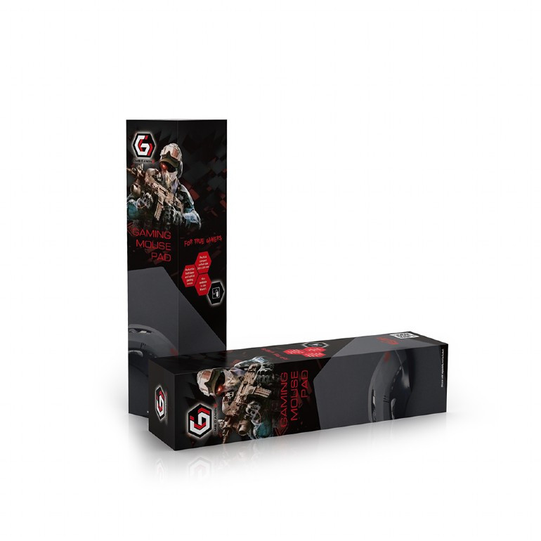 Gembird podkładka pod mysz dla graczy rozmiar l 400x450mm czarna mp-game-l - zdjęcie 1