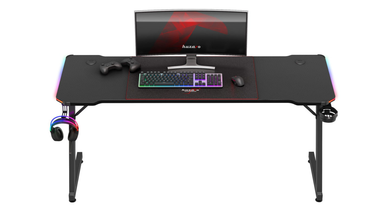 Biurko gamingowe Huzaro Hero 4.8 RGB - zdjęcie 10