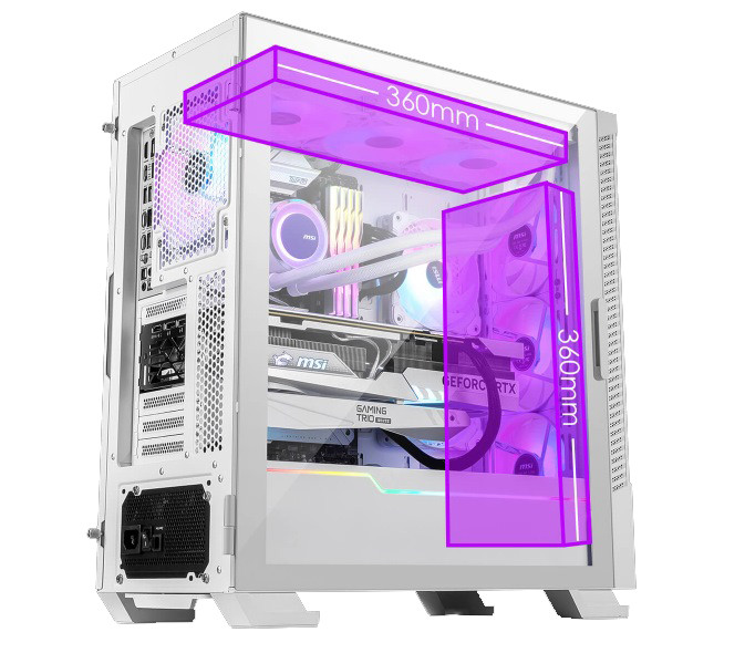 Obudowa MSI MPG VELOX 100R WHITE (306-7G18W21-809) - zdjęcie 8