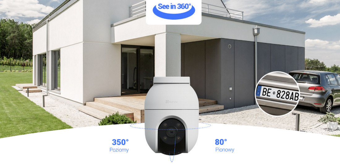 Kamera WIFI EZVIZ C8c 3K (5MP) - zdjęcie 2