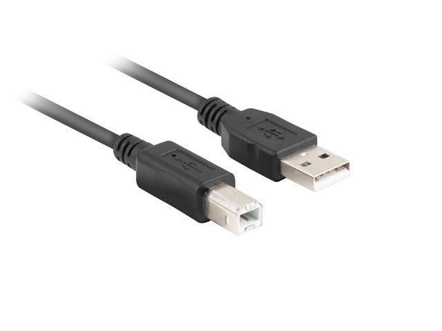 LANBERG KABEL USB-A->USB-B M/M 2.0 1M FERRYT BOX - zdjęcie 1