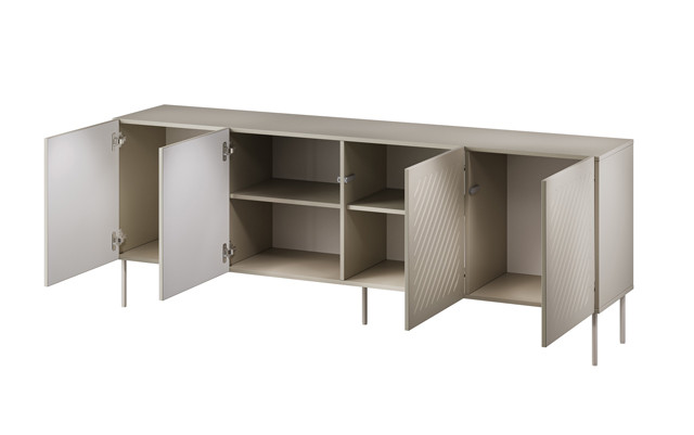 Komoda SIENA 200x40x75 kaszmir mat - zdjęcie 3