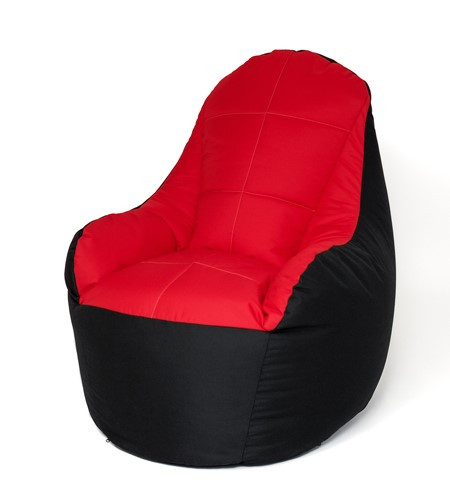 Pufa worek sako BOSS czarny-czerwony XXL 140x90 - zdjęcie 1