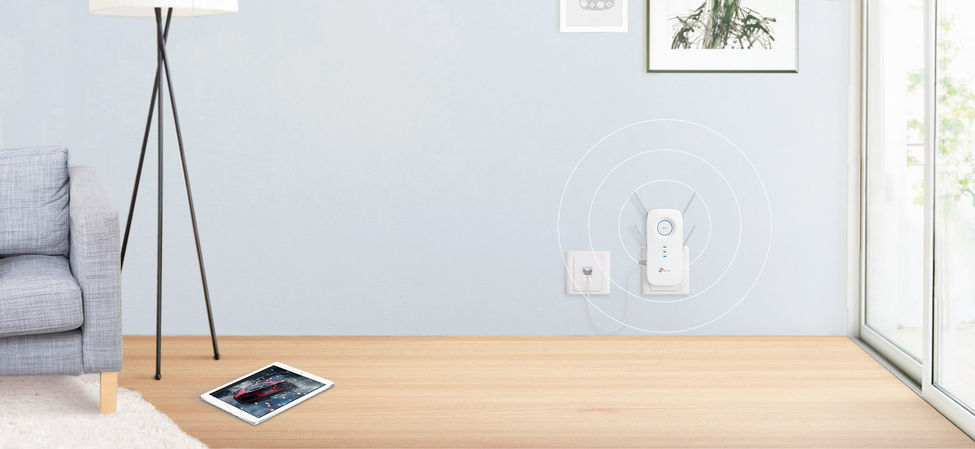 TP-Link RE650 Wireless Range Extender 2,4+5GHz, 802.11ac/b/g/n 800+1733Mb/s, Wal - zdjęcie 7