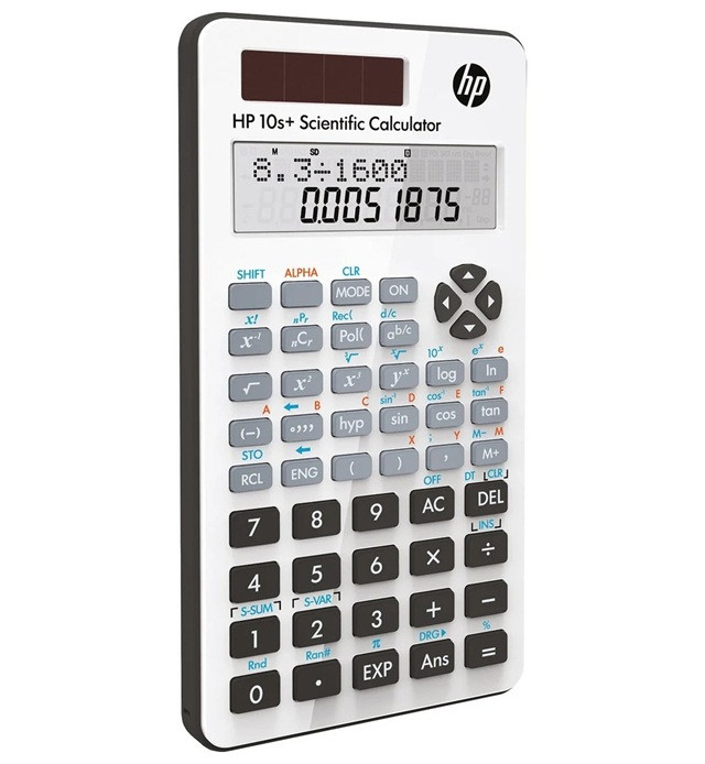 HP Kalkulator naukowy biurowy HP 10SPLUS/INT BX, 240 funkcji, 147x77x24mm, biały - zdjęcie 1