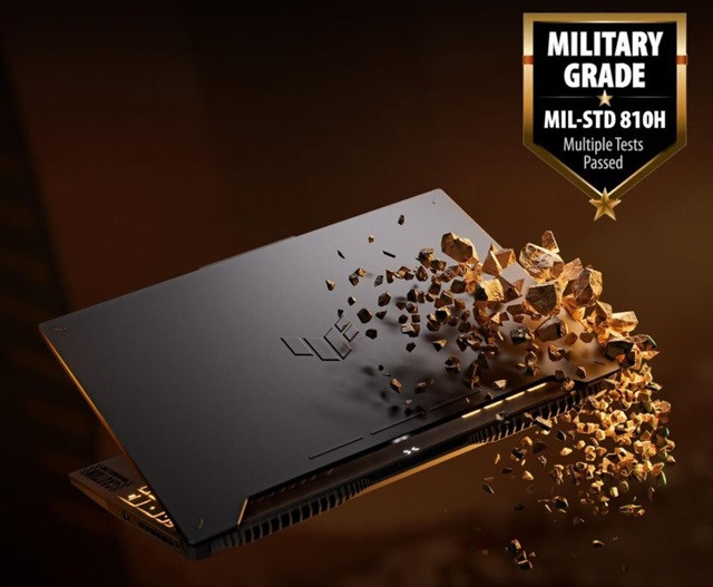 ASUS TUF Gaming A15 FA507NVR-LP005 Ryzen 7 7435HS 15.6"FHD 144Hz Value IPS-level 250nits AG 16GB DDR5 4800 SSD512 GeForce RTX 4060 8GB LAN WLAN+BT Cam720p 90WHrs NoOS Mecha Gray - zdjęcie 13