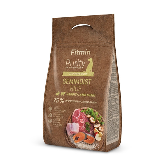 FITMIN Purity Rice Semimoist Rabbit & Lamb - sucha karma dla psa - 800g - zdjęcie 1