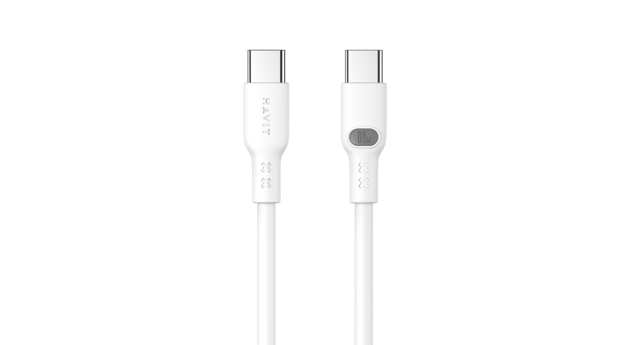 Kabel Havit Typ C CB6279 1.0m (biały) - zdjęcie 1