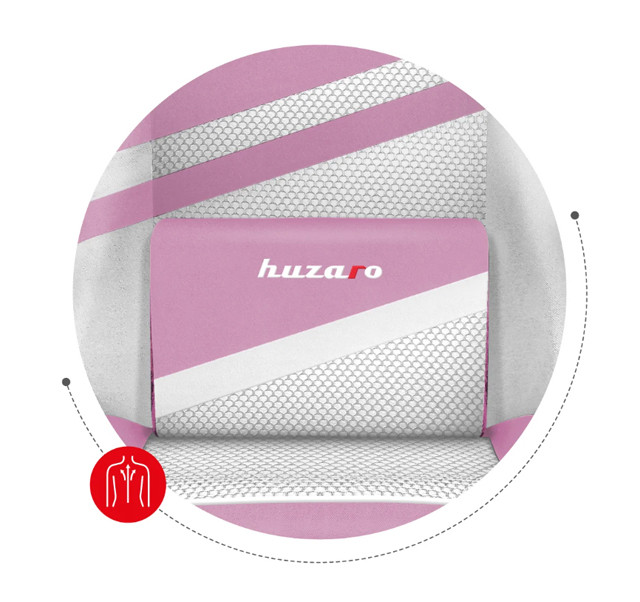 Fotel gamingowy Huzaro Force 4.4 Pink Mesh - zdjęcie 8