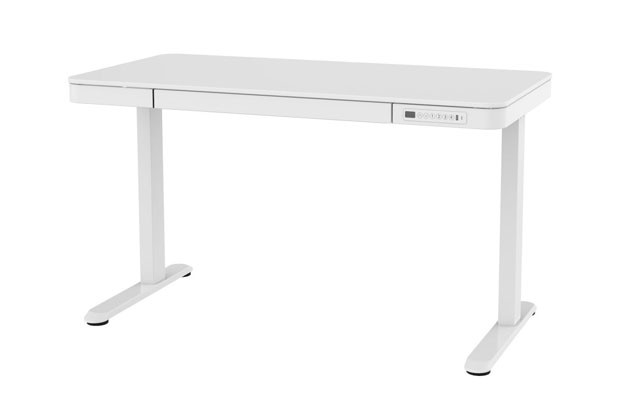 Biurko ACTIVEJET z elektryczną regulacją wysokości 140x70 ET119W-C biały - zdjęcie 1