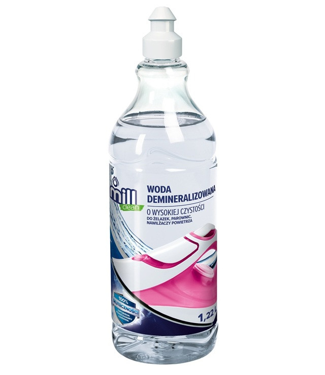 MILL CLEAN Woda demineralizowana do żelazek, parownic, nawilżaczy powietrza. Produkt do prasowania 1,22 L - zdjęcie 1