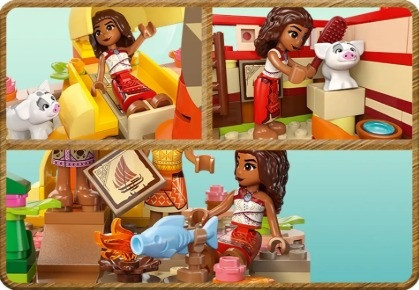 LEGO DISNEY PRINCESS 43270 Kajakowa przygoda Vaiany - zdjęcie 5