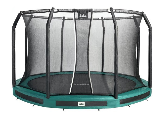 Trampolina Premium Ground Combo 366cm zielona - zdjęcie 2