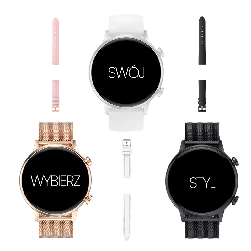 Smartwatch for women Manta Alexa Mini czarny - zdjęcie 5