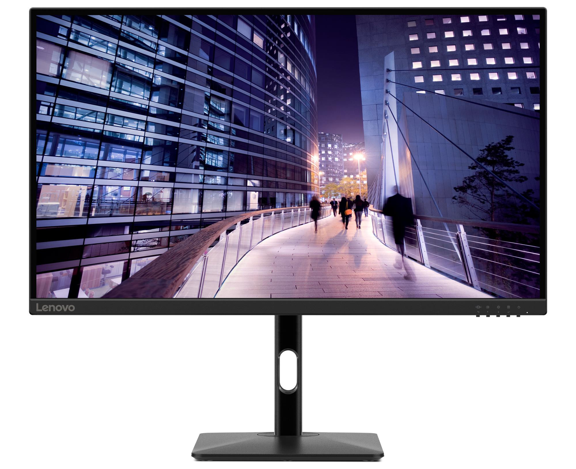 Lenovo N27p 27"UHD IPS 350nits AG HDMI, DP,USB Raven Black - zdjęcie 1