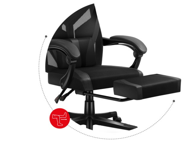 Fotel gamingowy Huzaro Combat 5.0 Black - zdjęcie 4