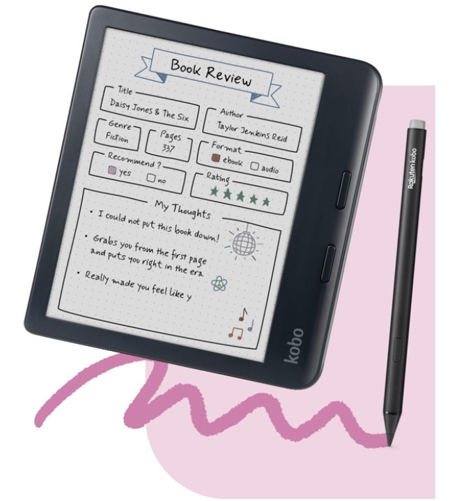 Czytnik e-booków Kobo Libra Colour 7" E-Ink Kaleido 3 32GB WI-FI Black - zdjęcie 5