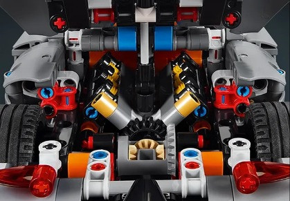 LEGO Technic 42173 Szary hipersamochód Koenigsegg Jesko Absolut - zdjęcie 3