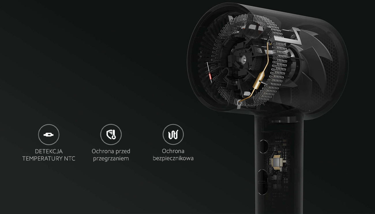 Suszarka do włosów Xiaomi Mi Ionic Hair Dryer H300 - zdjęcie 12