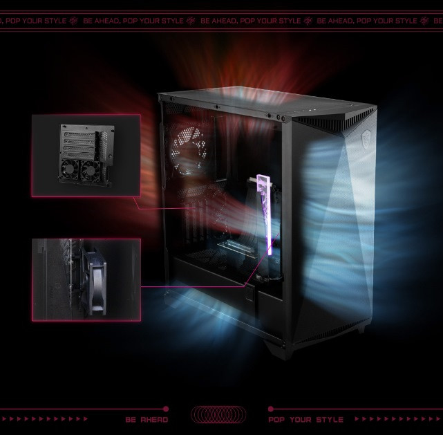 Obudowa MSI MPG GUNGNIR 300P AIRFLOW (306-7G21P21-W57) - zdjęcie 2