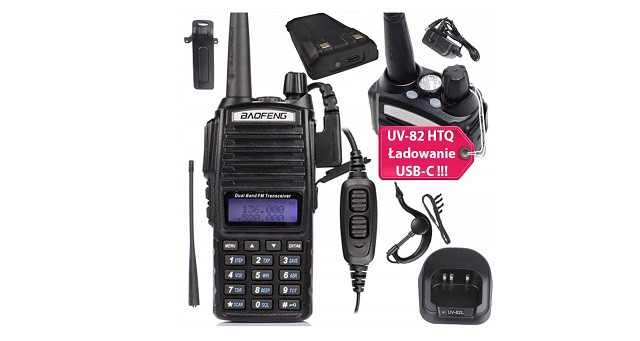 Krótkofalówka Baofeng UV-82 HTQ USB-C - zdjęcie 1