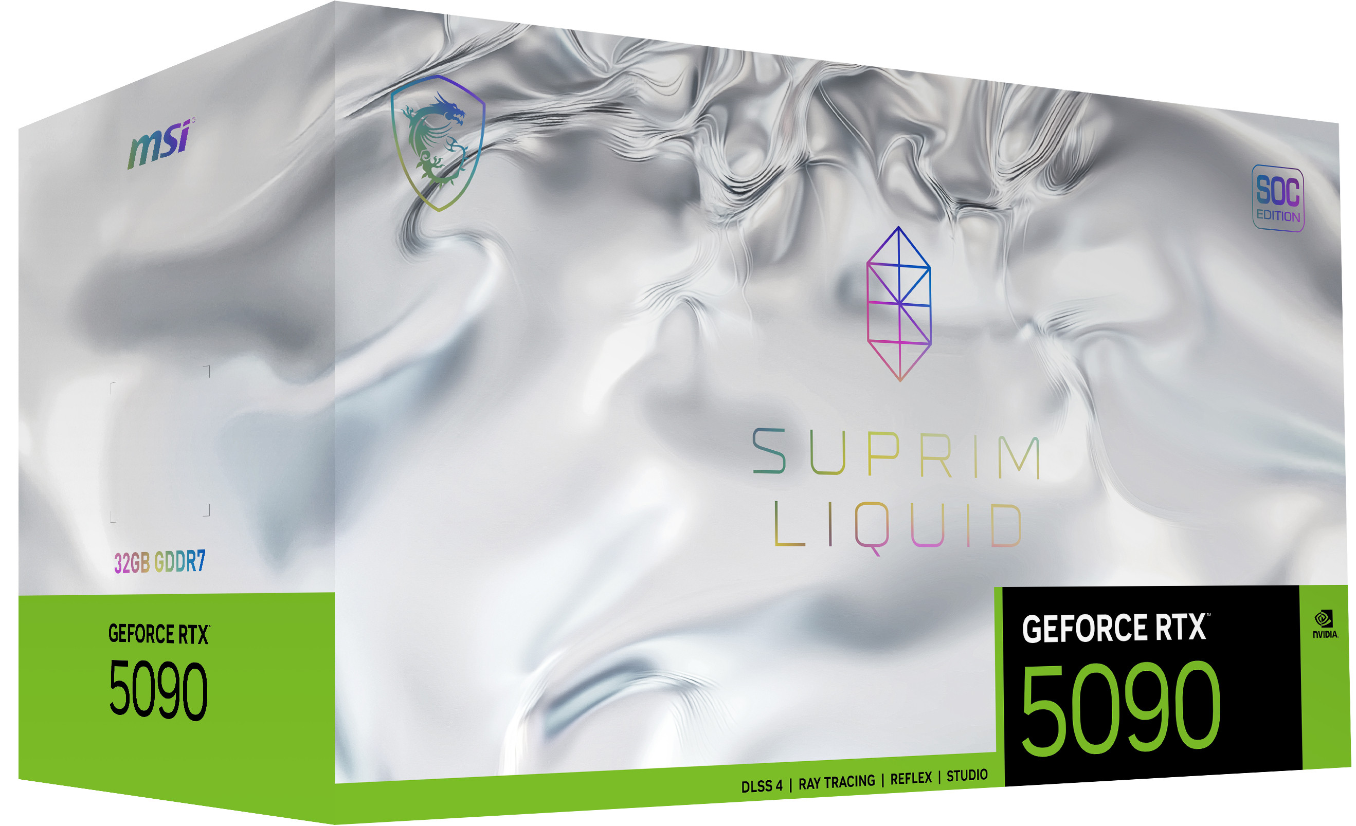 Karta graf MSI GeForce RTX 5090 32G SUPRIM LIQUID S - zdjęcie 1