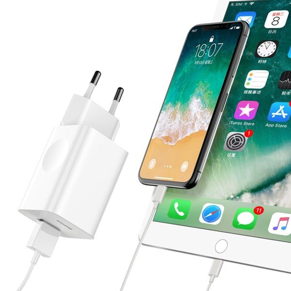 Ładowarka Charging Quick Charger USB 3.0 - biała - zdjęcie 2