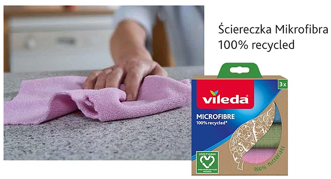 Ściereczka Vileda Mikrofibra 100% Recycled 3 szt. - zdjęcie 1