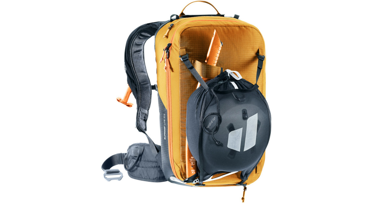 Plecak skiturowy Alproof Lite 20 SL - cinnamon/black - zdjęcie 4