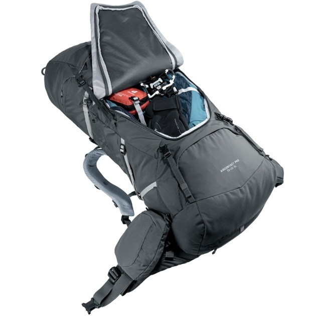 Plecak turystyczny Deuter Aircontact Pro 75+10 SL graphite - zdjęcie 5