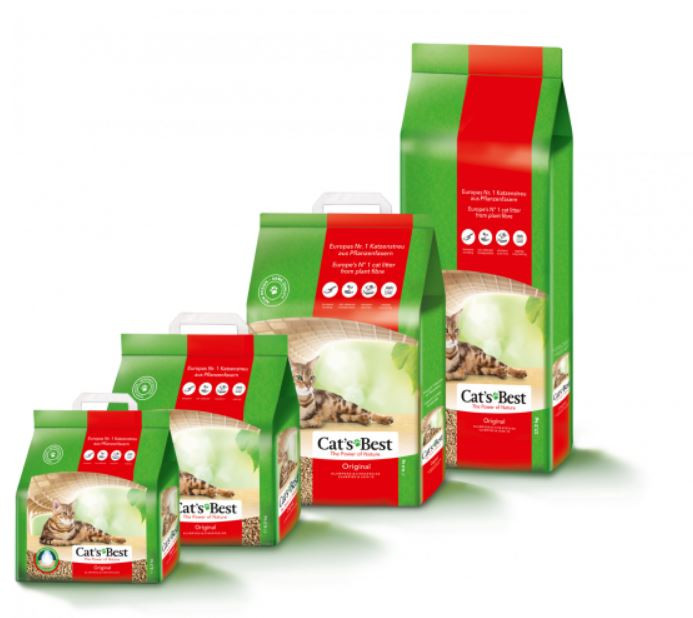 JRS Cat'S Best Original - drewniany żwirek dla kota (zbrylający) 4,3kg - zdjęcie 1