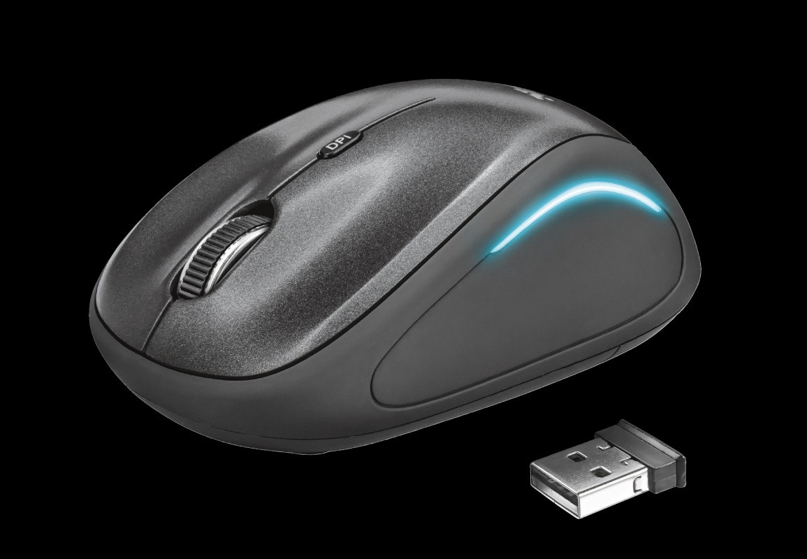 Mysz TRUST Yvi FX Wireless LED illumination Multicoloured (22337) - zdjęcie 5