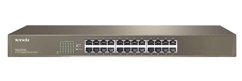 Switch Tenda TEG1024G (24x 10/100/1000Mbps) - zdjęcie 1