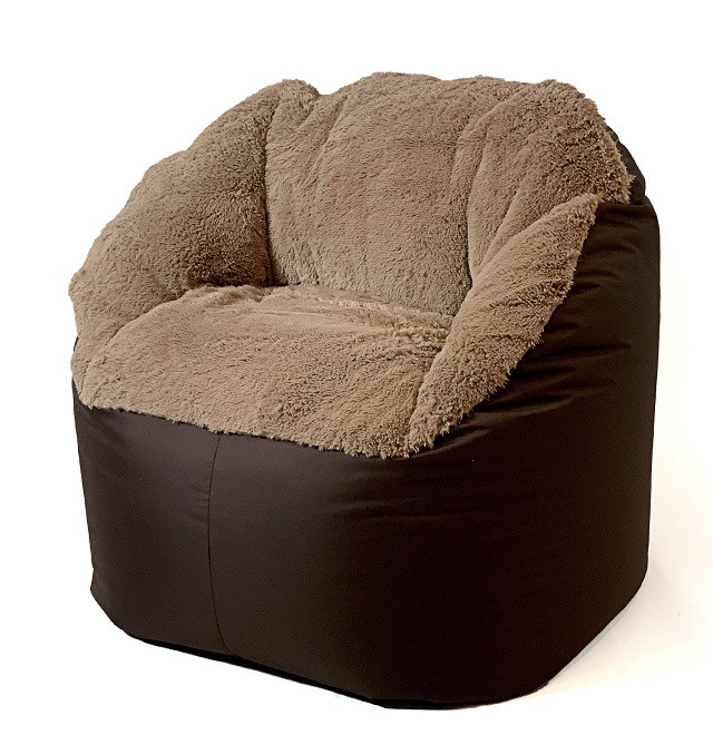 Pufa worek sako FLUFFY cappuccino XXL 140x90 - zdjęcie 1